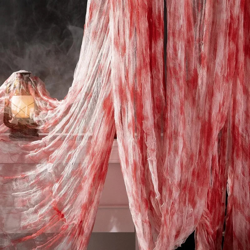 Décoration Halloween en gaze noire – Minseh