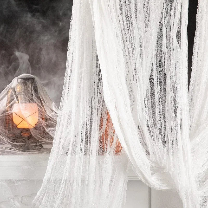 Décoration Halloween en gaze noire – Minseh