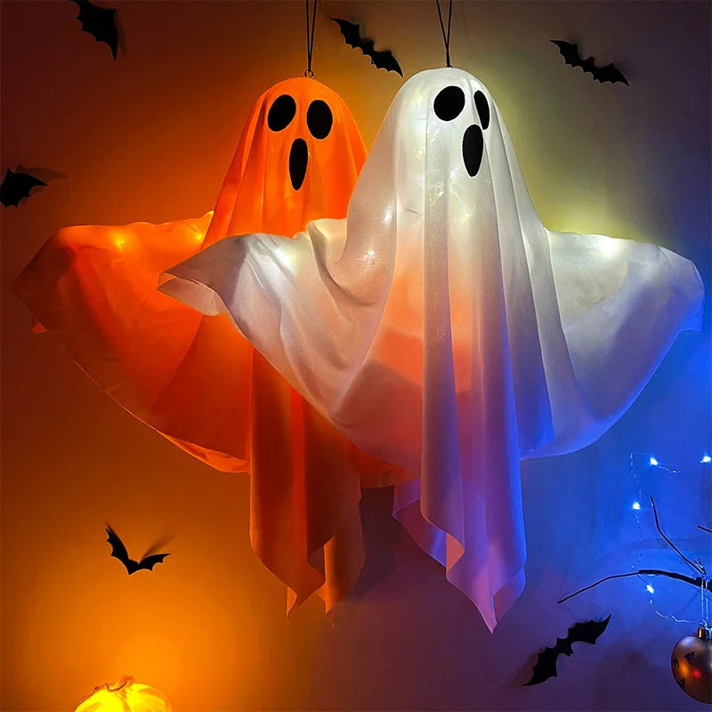 Fantôme lumineux à LED - Décoration d'Halloween à petit prix - Minseh