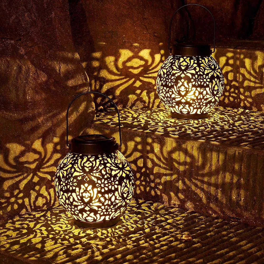 Lanterne Solaire Extérieure à LED – Décoration & Éclairage Automatique | Minseh