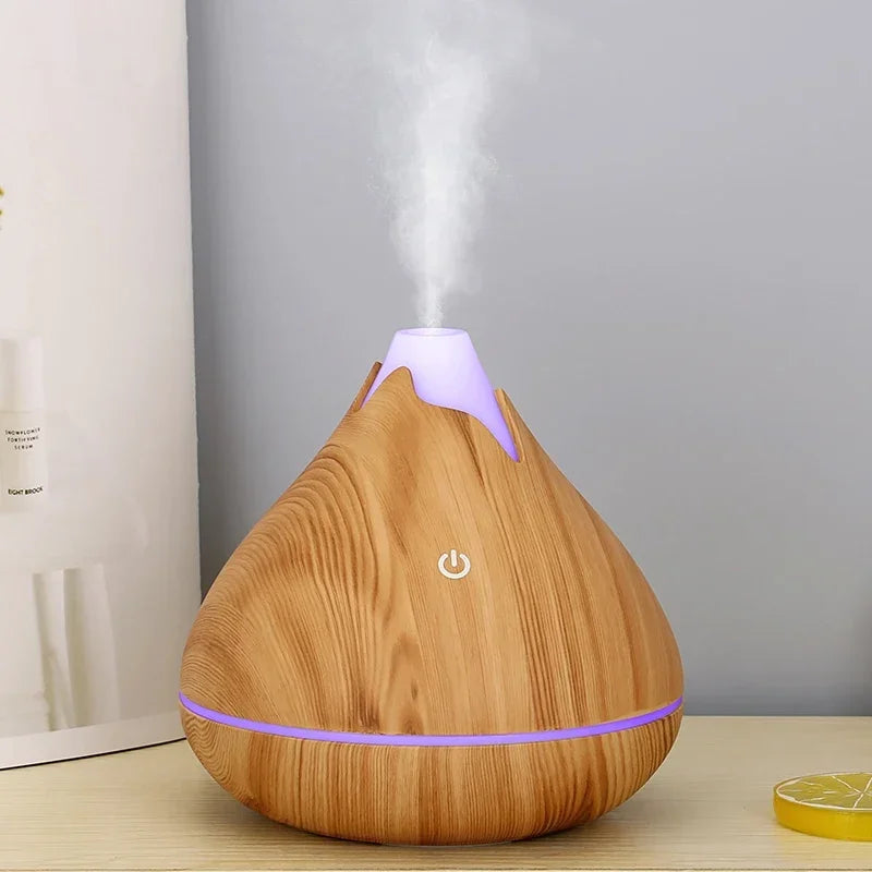Diffuseur d’Huiles Essentielles 350ML – Ultrasonique LED 7 Couleurs & Télécommande | Minseh