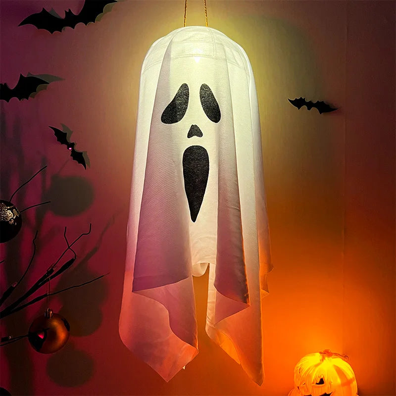 Fantôme lumineux à LED - Décoration d'Halloween à petit prix - Minseh
