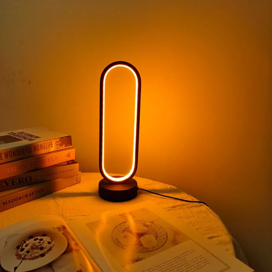 Lampe de Chevet Annulaire Design – Modèle Lettre G | Minseh