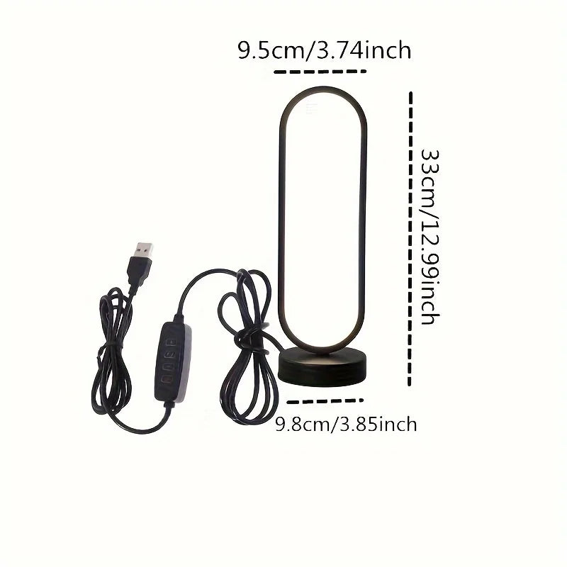Lampe de Chevet Annulaire Design – Modèle Lettre G | Minseh