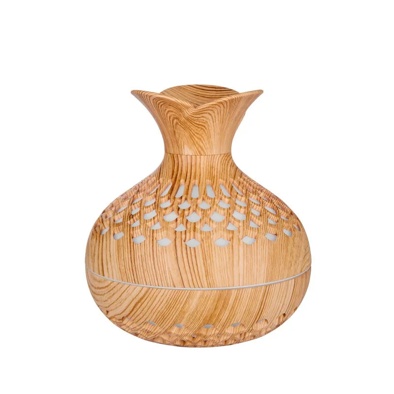 Mini Humidificateur USB 300ML – Design Vase & Lumière LED Colorée | Minseh