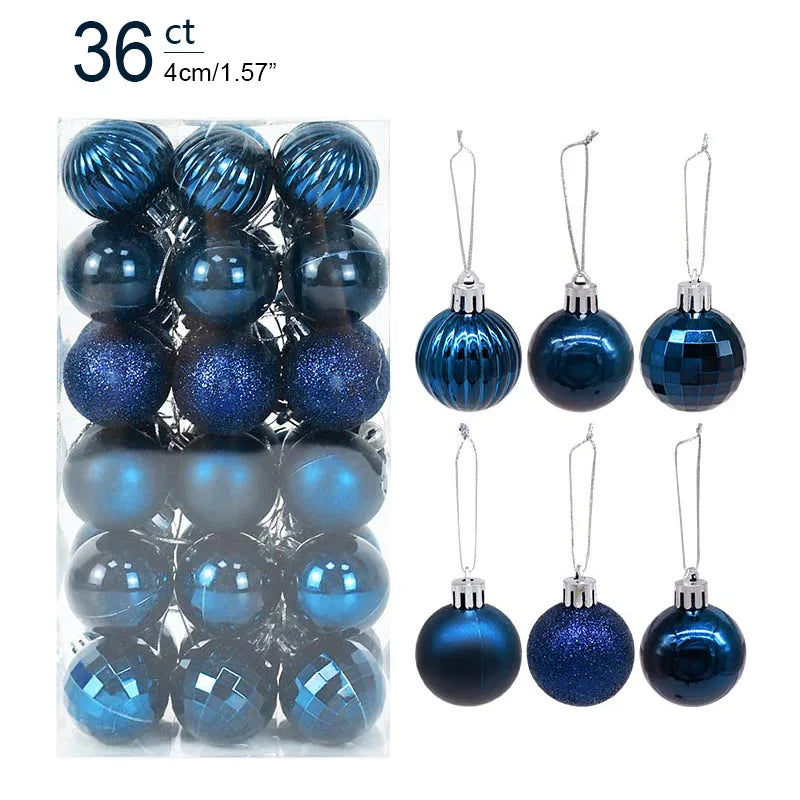 Boîte de Boules de Noël Minseh™ – Ornements Suspendus pour Sapin