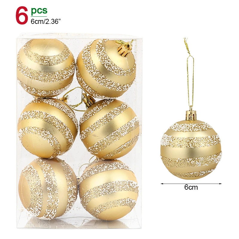 Boîte de Boules de Noël Minseh™ – Ornements Suspendus pour Sapin