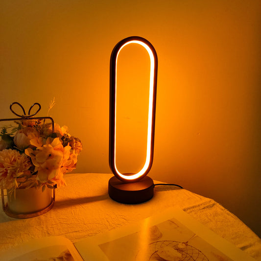 Lampe de Chevet Annulaire Design – Modèle Lettre G | Minseh