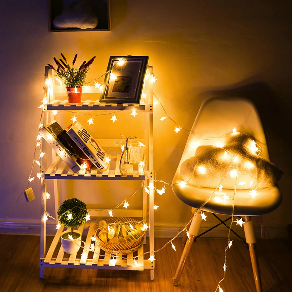 Guirlande Étoilée LED – Décoration Féerique | Minseh