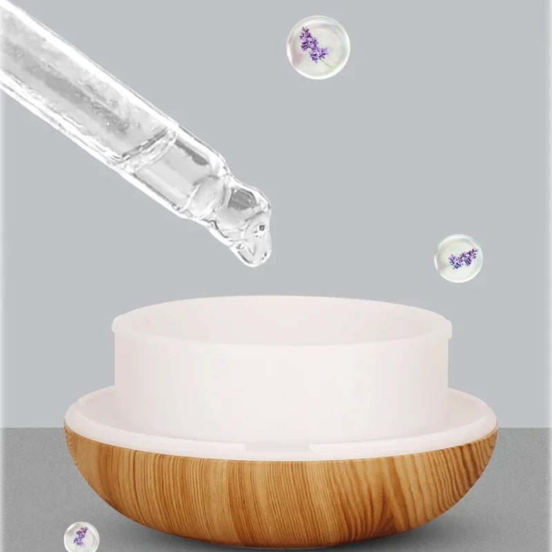 Diffuseur d’Huiles Essentielles 350ML – Ultrasonique LED 7 Couleurs & Télécommande | Minseh