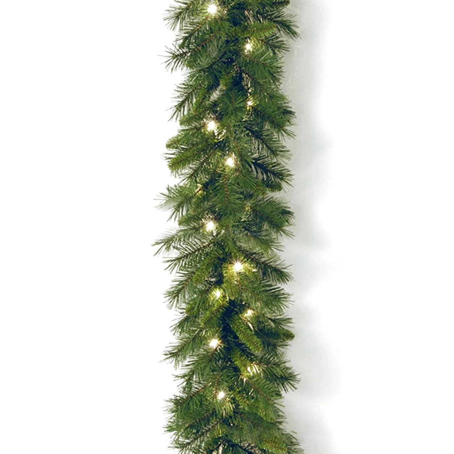 Branches de Sapin de Noël Minseh™ – Guirlande Naturelle Artificielle avec Baies Rouges & Lumières