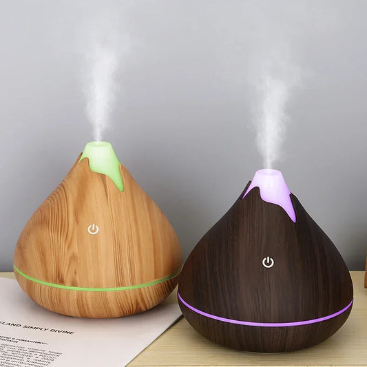 Diffuseur d’Huiles Essentielles 350ML – Ultrasonique LED 7 Couleurs & Télécommande | Minseh