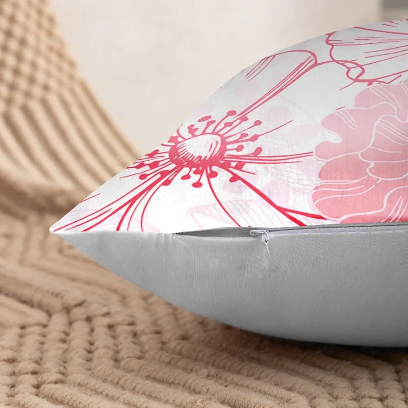 Housse de Coussin Festive Minseh™ – Motif Peinture à l’Huile Père Noël & Bonhomme de Neige, Idéal Salon & Canapé