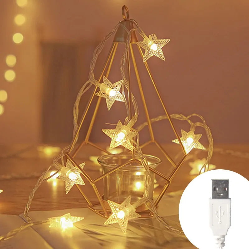 Guirlande Étoilée LED – Décoration Féerique | Minseh